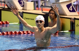 Kình ngư Phạm Thanh Bảo phá kỉ lục SEA Games ở nội dung 200 mét ếch nam