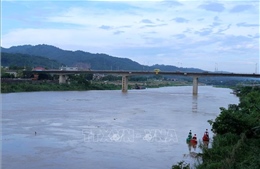 Lào Cai: Lũ đầu mùa trên sông Hồng lên cao