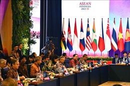 Hội nghị AMM-56: Bộ trưởng Ngoại giao Bùi Thanh Sơn dự Hội nghị EAS và PMC ASEAN - Hoa Kỳ