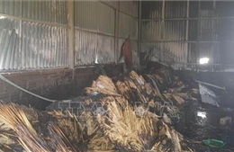Cháy nhà xưởng ở Ninh Bình, thiệt hại khoảng 1 tỷ đồng