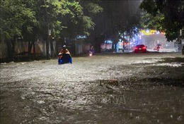 Mưa lớn kéo dài gây ngập úng cục bộ tại Điện Biên