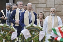 Tổng thống Mỹ Joe Biden kết thúc chuyến thăm Ấn Độ