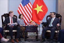 Thủ tướng Phạm Minh Chính tiếp Cố vấn An ninh Quốc gia Hoa Kỳ Jake Sullivan