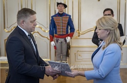 Điện mừng Thủ tướng và Chủ tịch Quốc hội nước Cộng hòa Slovakia