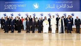 Hội nghị thượng đỉnh Cairo tìm giải pháp cho xung đột Hamas - Israel