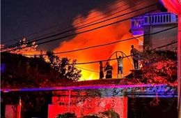 Hà Nội: Dập tắt đám cháy ở xã La Phù, huyện Hoài Đức