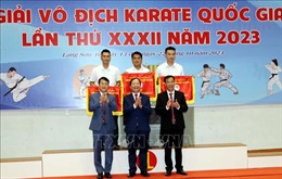 Đoàn Hà Nội giành vị trí thứ nhất Giải vô địch Karate quốc gia