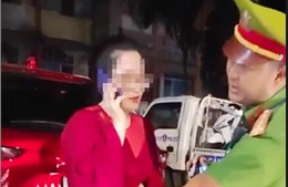 Gia Lai: Xử phạt nữ lái xe vi phạm nồng độ cồn