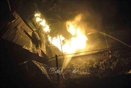 Hà Nội: Cháy lớn ở Thường Tín, 3 người bị thương