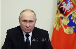 Tổng thống Putin: Mục tiêu của kẻ chủ mưu vụ tấn công tại Moskva là phá hoại sự đoàn kết của Nga