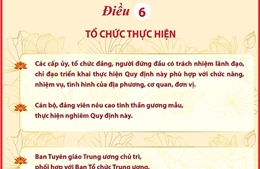 Quy định chuẩn mực đạo đức cách mạng của cán bộ, đảng viên trong giai đoạn mới: Điều 6 