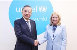 Tổng Bí thư, Chủ tịch nước Tô Lâm gặp Giám đốc điều hành UNICEF