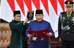 Ông Prabowo Subianto nhậm chức Tổng thống Indonesia