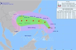 Ứng phó với bão TRAMI gần biển Đông