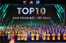 Tôn vinh TOP 10 thương hiệu Sao Vàng đất Việt 2024: Vươn tầm Việt Nam 