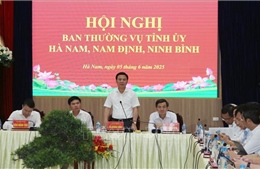Ban Thường vụ Tỉnh ủy Hà Nam, Nam Định, Ninh Bình thảo luận, thông qua phương án nhân sự