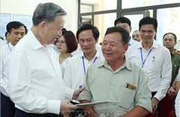 Tổng Bí thư Tô Lâm kiểm tra hoạt động của chính quyền địa phương hai cấp tại Hà Nội