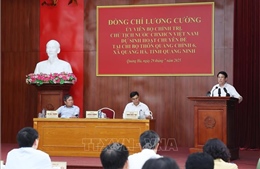 Chủ tịch nước Lương Cường dự sinh hoạt chuyên đề tại Quảng Ninh