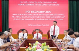 Đồng chí Nguyễn Duy Trinh - Người cộng sản kiên cường, nhà ngoại giao tài năng