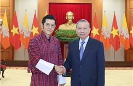 Tổng Bí thư Tô Lâm tiếp Quốc vương Bhutan