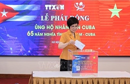 TTXVN phát động ủng hộ nhân dân Cuba