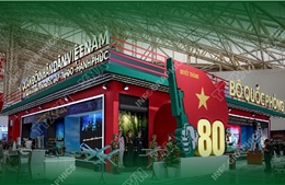 Gian trưng bày của Bộ Quốc phòng tại Triển lãm thành tựu đất nước