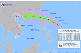 Siêu bão RAGASA hướng về Biển Đông