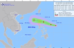 Hình thành áp thấp nhiệt đới gần Biển Đông