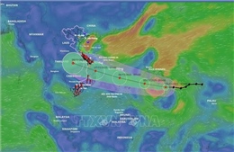 Ảnh hưởng bão KALMAEGI: Khu vực giữa Biển Đông có gió mạnh, sóng lớn