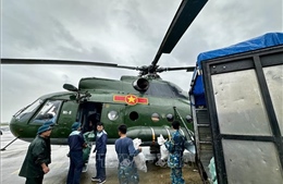 Quân đội xuất cấp 15 tấn lương khô hỗ trợ nhân dân bị ảnh hưởng do mưa lũ