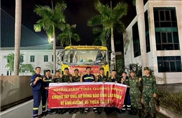 Quảng Ninh chi viện gần 45 tấn hàng cứu trợ đồng bào Lâm Đồng khắc phục hậu quả mưa lũ