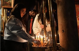 Người Palestine nỗ lực khôi phục không khí Giáng sinh tại Thánh địa Bethlehem