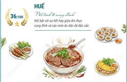 Ba đại diện của Việt Nam trong Top 100 thành phố ẩm thực ngon nhất thế giới