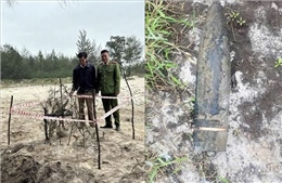 Hủy nổ thành công 2 quả đạn pháo còn sót lại sau chiến tranh