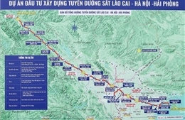 Tuyến đường sắt Lào Cai - Hà Nội - Hải Phòng mở trục vận tải chiến lược Đông - Tây
