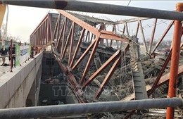 Sập công trình thư viện đang thi công ở Hàn Quốc