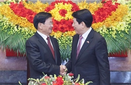 Chủ tịch nước Lương Cường hội kiến Tổng Bí thư, Chủ tịch nước Lào