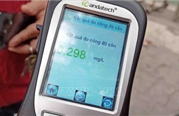 Ngày 2/1, phát hiện 3.373 trường hợp vi phạm nồng độ cồn