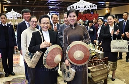 Phu nhân của Tổng Bí thư Tô Lâm cùng Phu nhân của Tổng Bí thư, Chủ tịch nước Lào thăm và hoạt động tại Ninh Bình