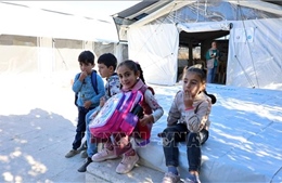 Bão tuyết tàn phá hàng loạt trại tạm cư ở Syria