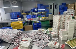 Triệt phá đường dây sản xuất, buôn bán thực phẩm chức năng giả quy mô lớn