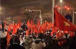 Hà Nội: Đêm không ngủ mừng U23 Việt Nam giành huy chương đồng châu Á