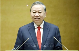 Tổng Bí thư Tô Lâm phát biểu chỉ đạo Hội nghị toàn quốc triển khai thực hiện Nghị quyết 79-NQ/TW và Nghị quyết 80-NQ/TW