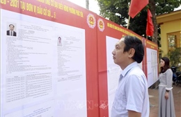 Rộn ràng ngày hội bầu cử trên quê hương Đất Tổ