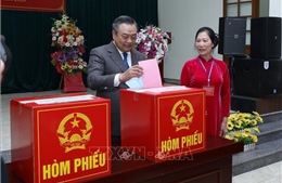 Cử tri Lạng Sơn phấn khởi thực hiện quyền công dân