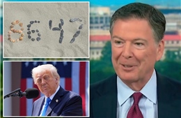 Cựu Giám đốc FBI đe dọa tính mạng Tổng thống Trump bằng dãy vỏ sò ký hiệu 8647