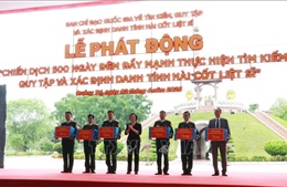 Ứng dụng mạnh khoa học công nghệ tìm kiếm, quy tập hài cốt liệt sỹ 