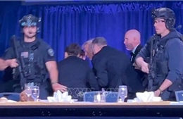 Nổ súng tại Nhà Trắng, Tổng thống Donald Trump phải sơ tán