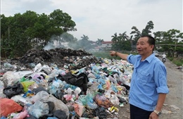 Rác thải vẫn cháy hàng ngày, nhả khói độc vào khu dân cư