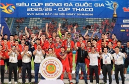 Thắng đậm 5-0, Công an Hà Nội bảo vệ thành công Siêu Cúp quốc gia